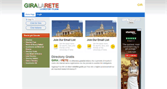 Desktop Screenshot of giralarete.it